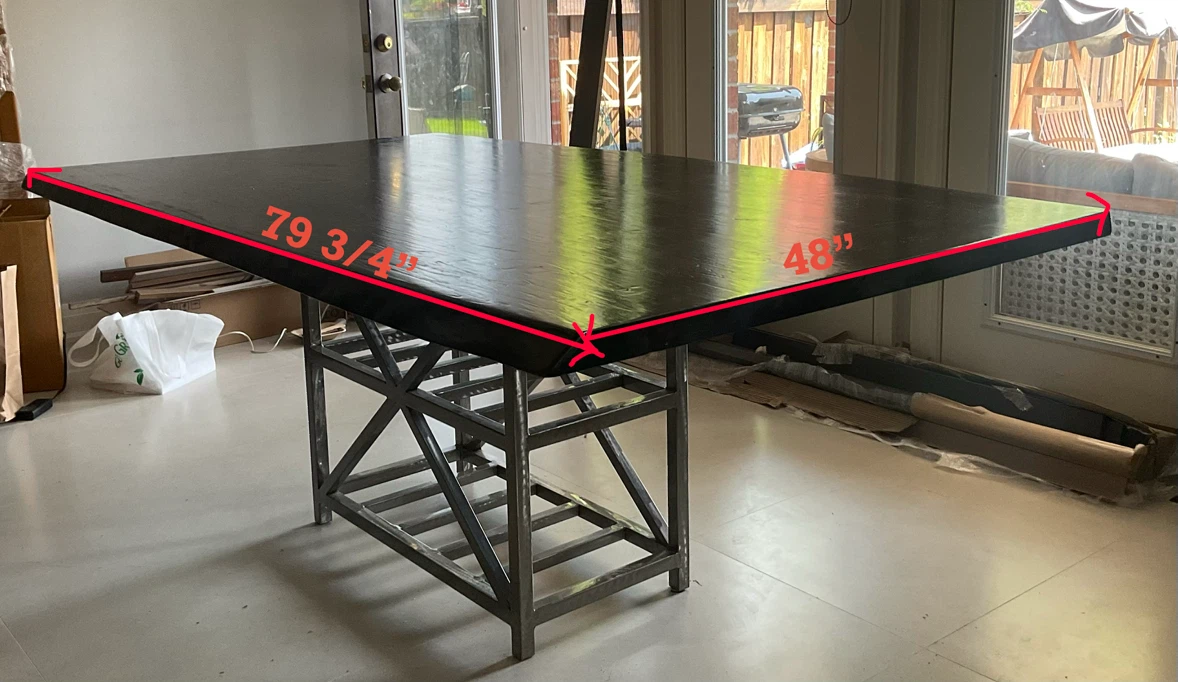 Nice solid wood dining table - photo 2