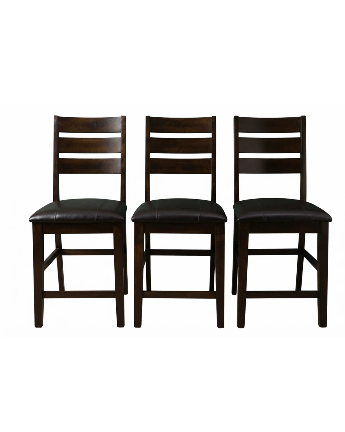 Like-New Ashley Furniture Counter-Height Barstools (Set of 3)
