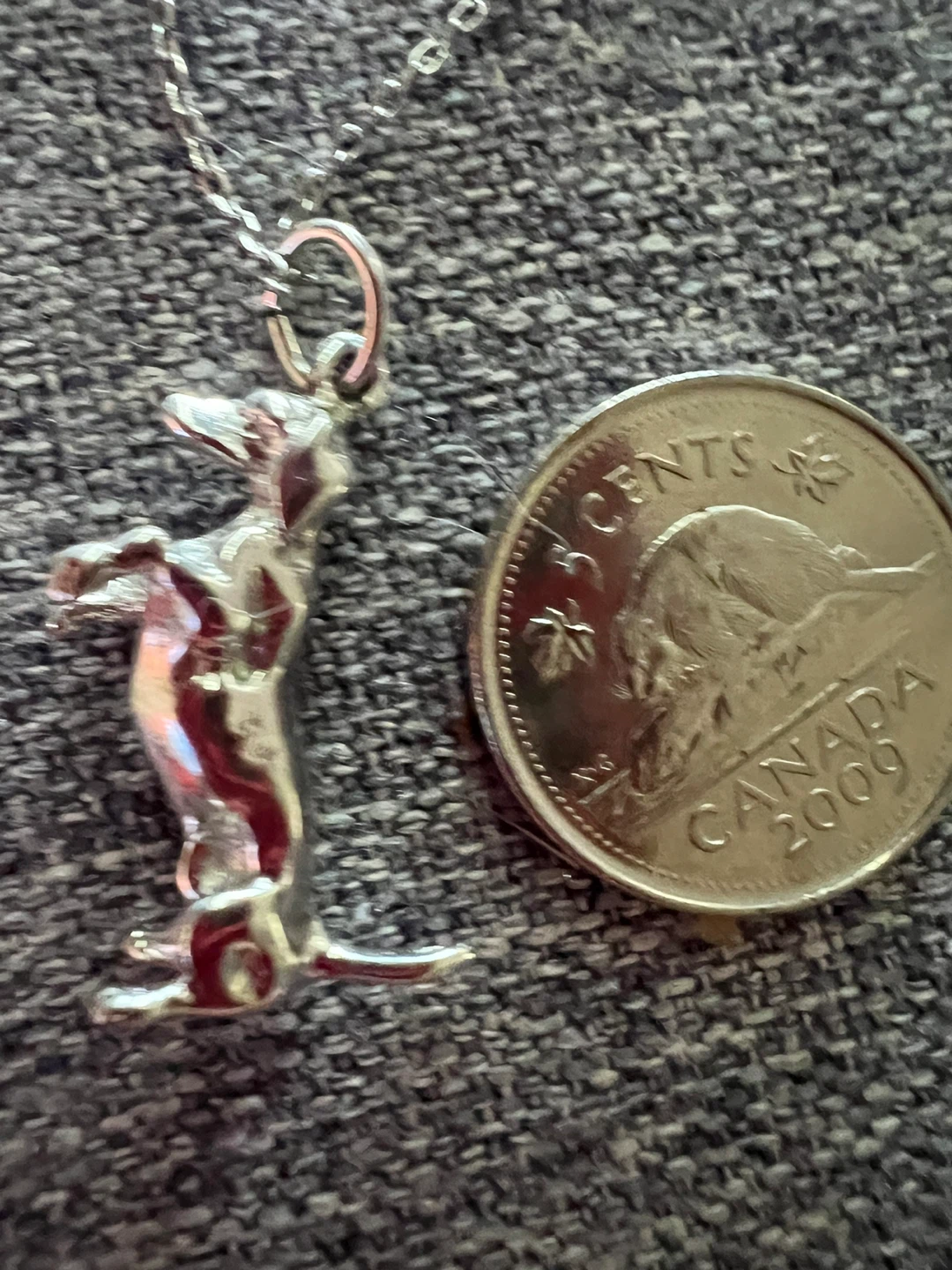 Sterling Silver Necklace “ dog “ - photo 2