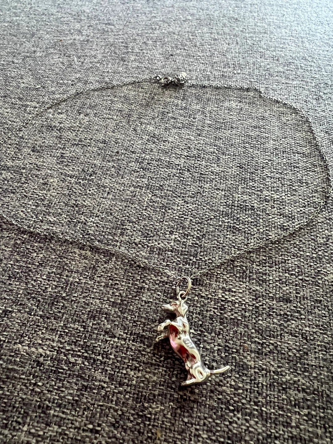 Sterling Silver Necklace “ dog “ - photo 5