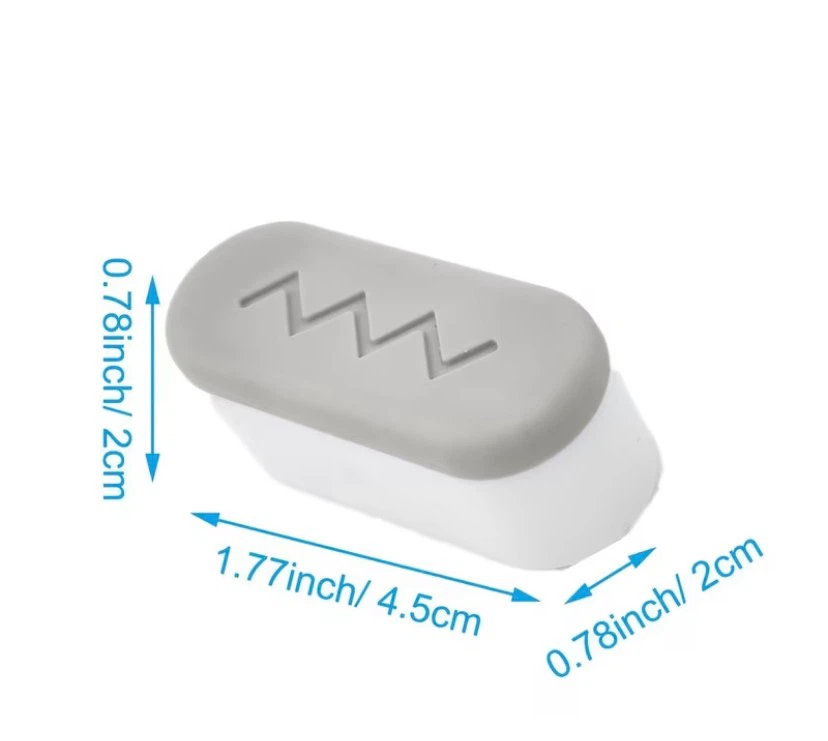 Toilet Seat Bumper Stopper Set - photo 2