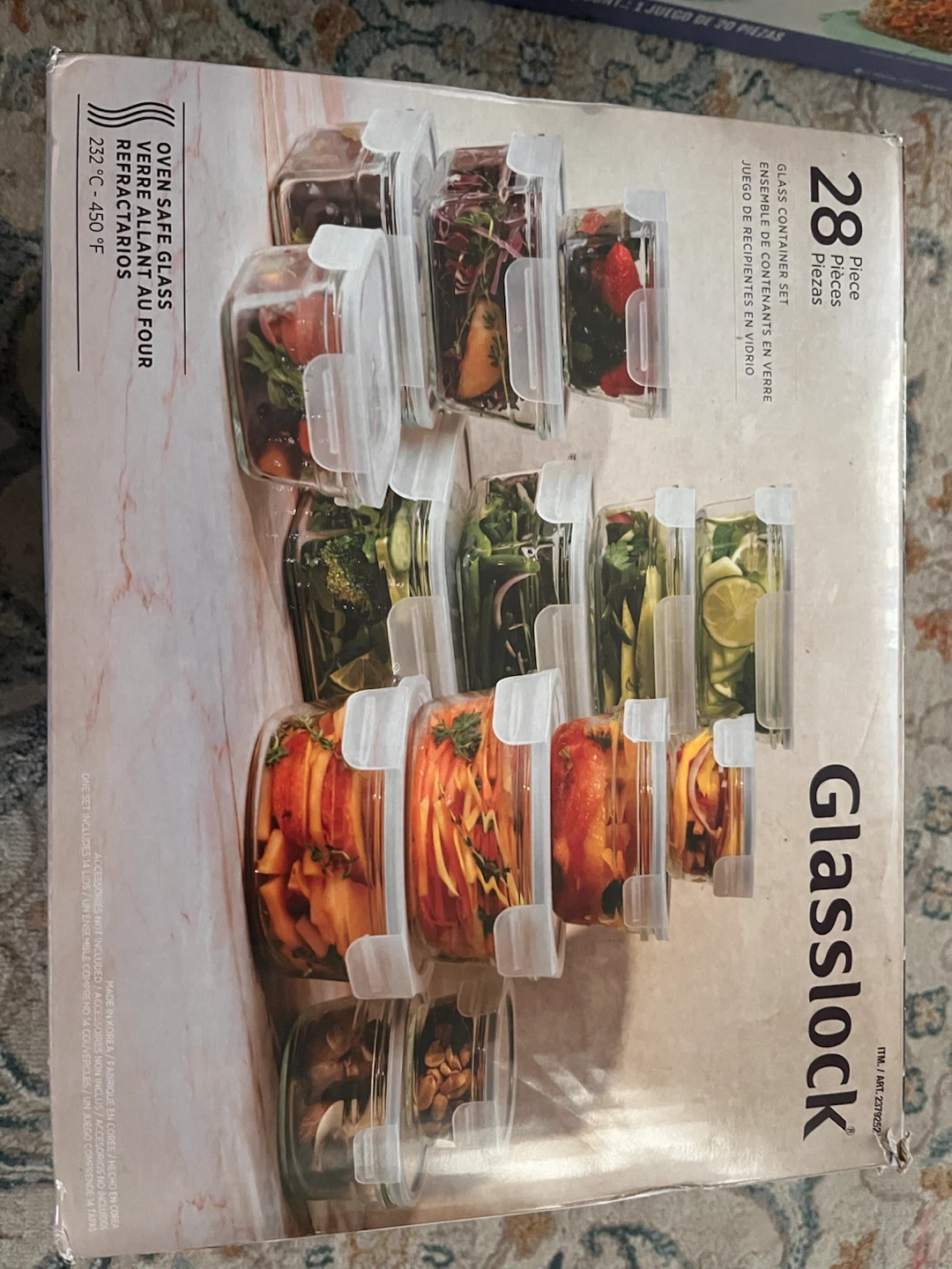 Glasslock 28-Piece Glass Container Set
