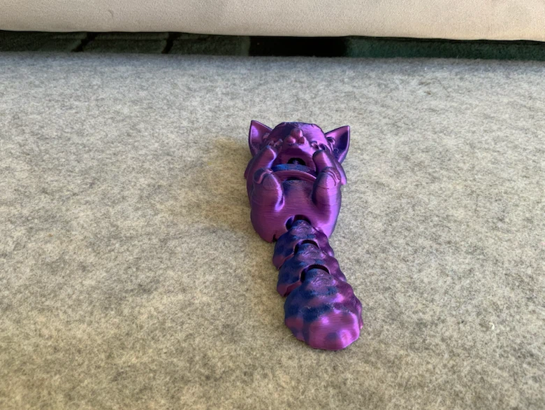 3D Printed Articulated Fox Toy (multicolored) - photo 4