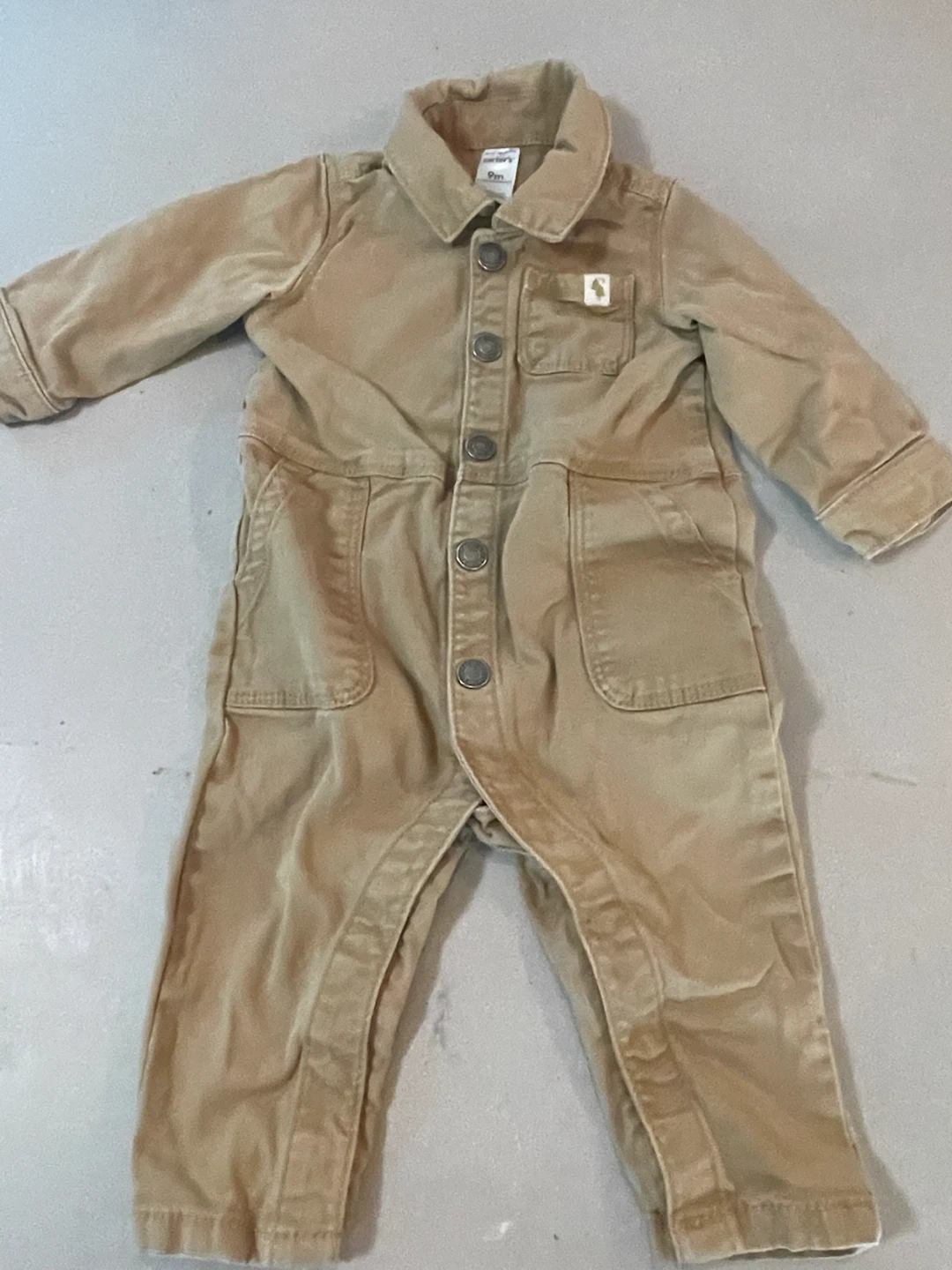 Carter's Baby Tan Coveralls