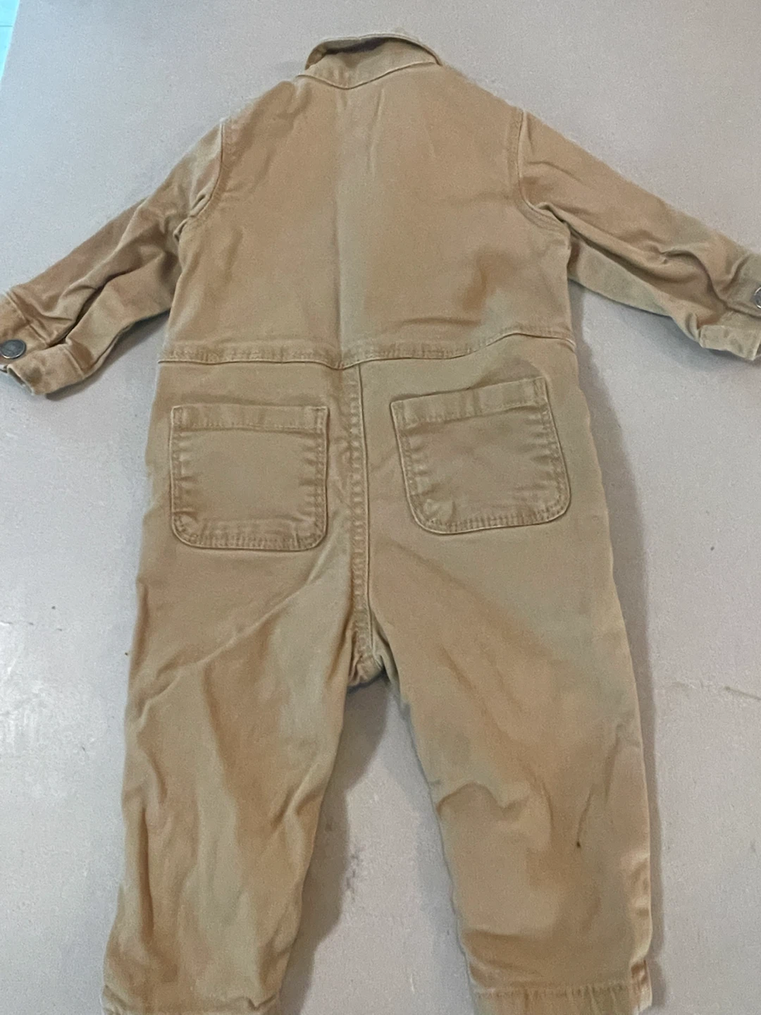 Carter's Baby Tan Coveralls - photo 3