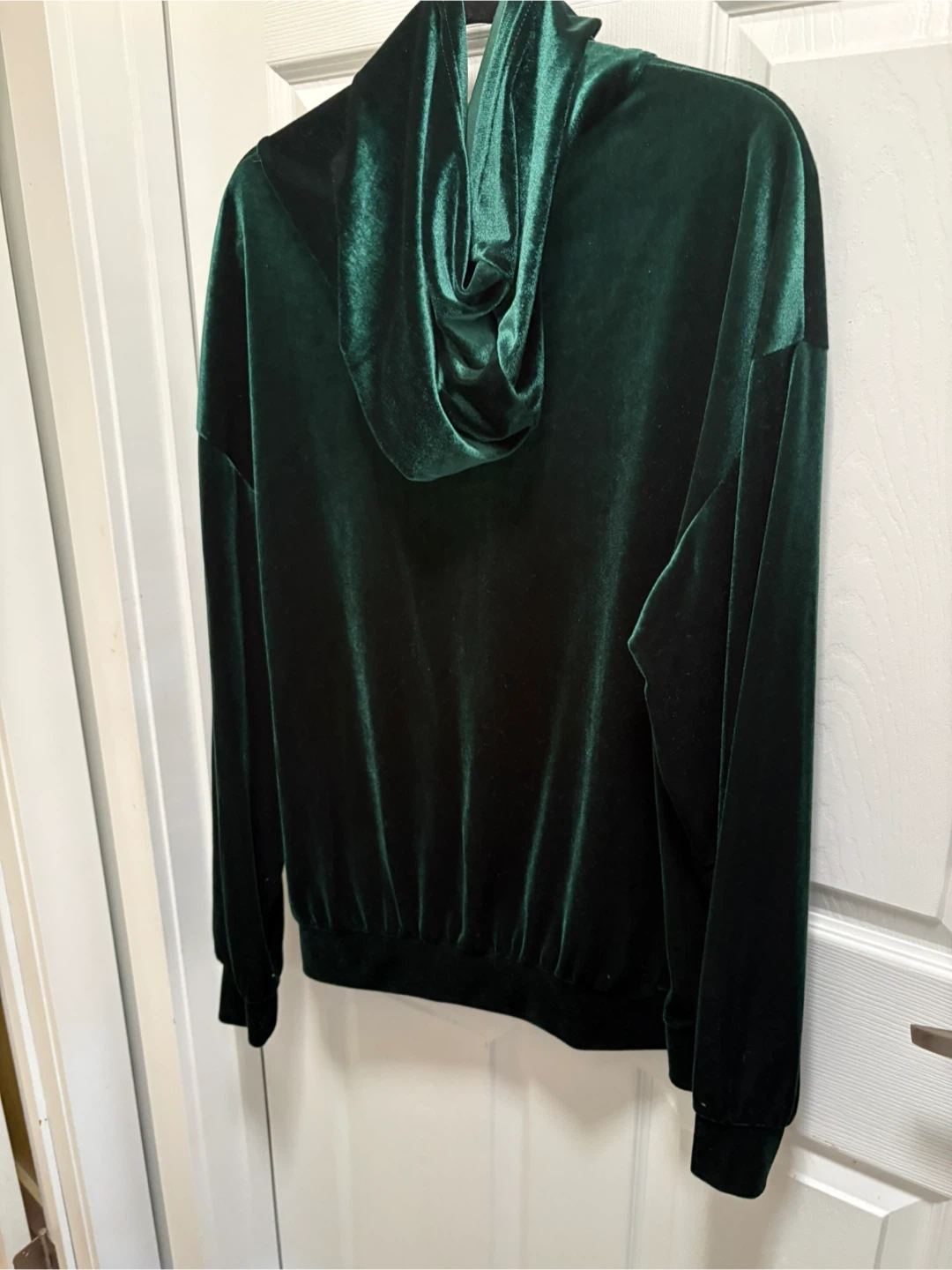 Emerald Green Velvet Tracksuit - photo 2