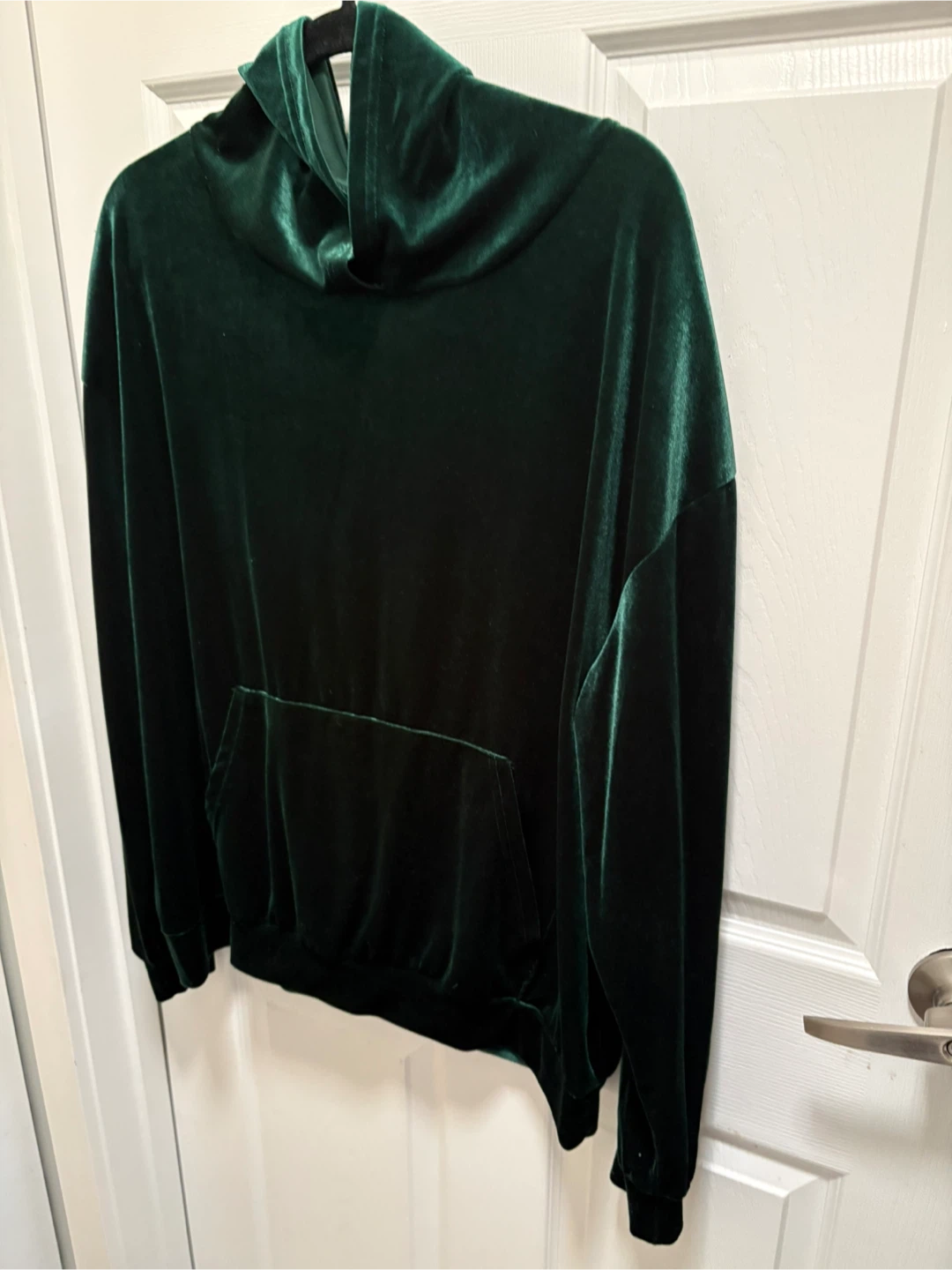 Emerald Green Velvet Tracksuit - photo 5