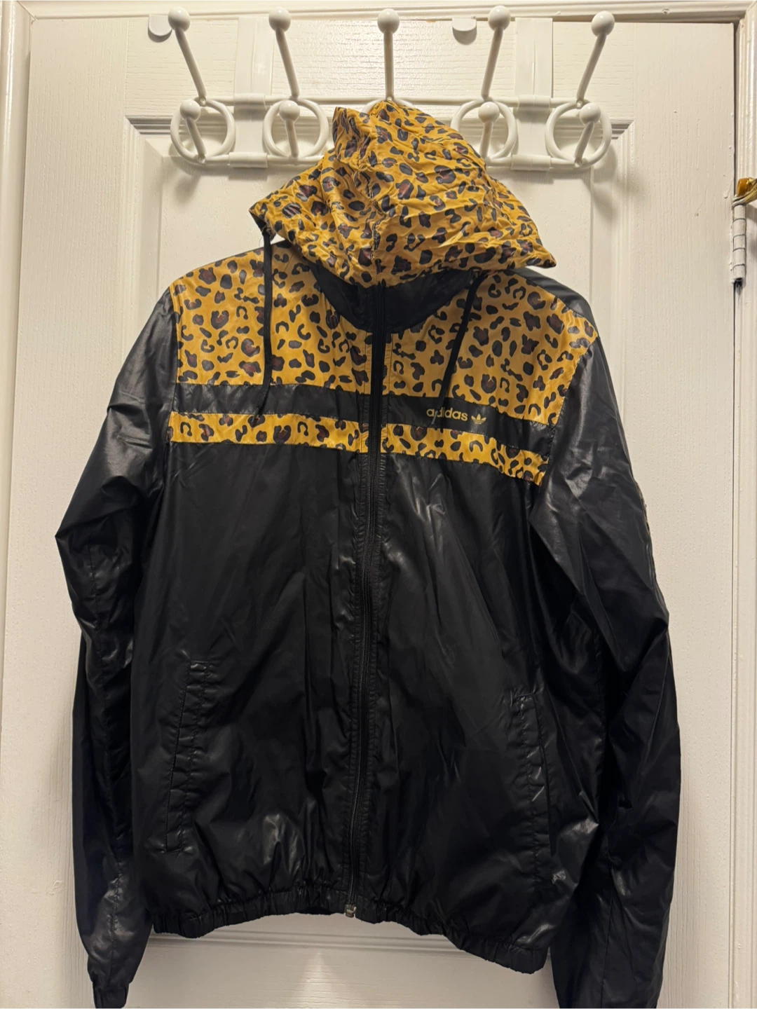 Adidas Originals Leopard Print Windbreaker