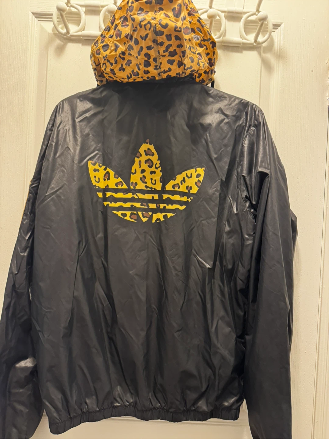Adidas Originals Leopard Print Windbreaker - photo 2