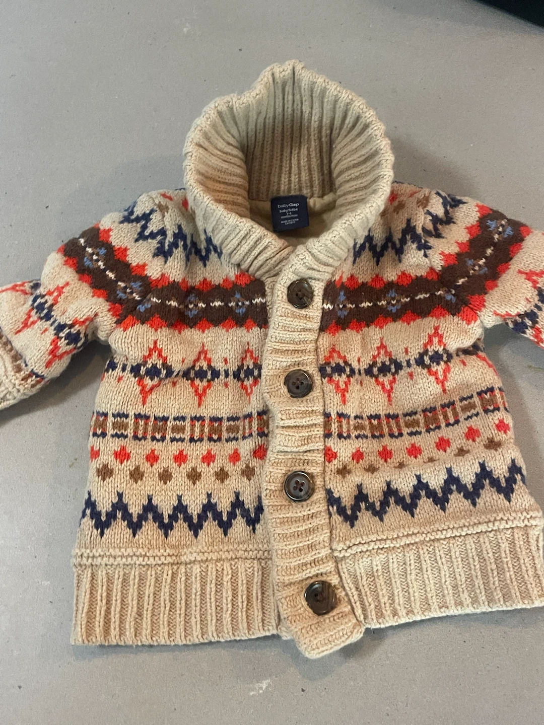 Baby Gap Fair Isle Cardigan