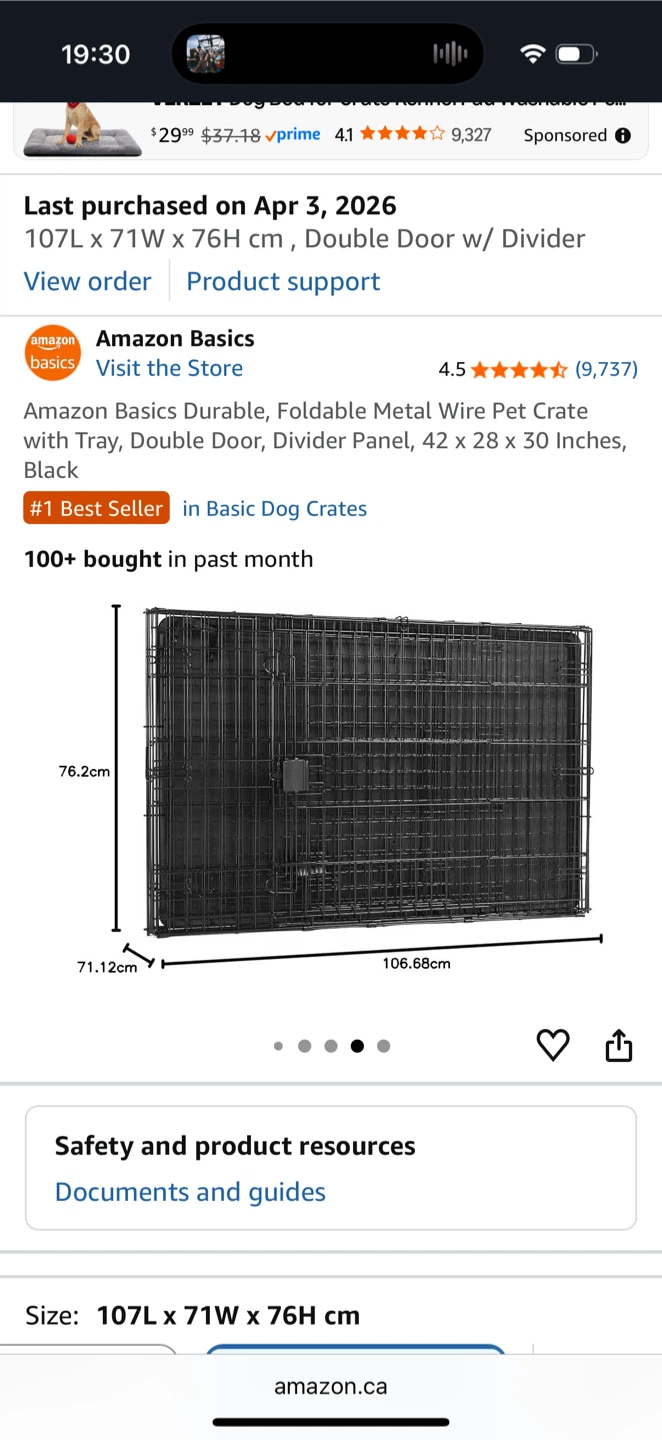 Large dog crate - photo 3