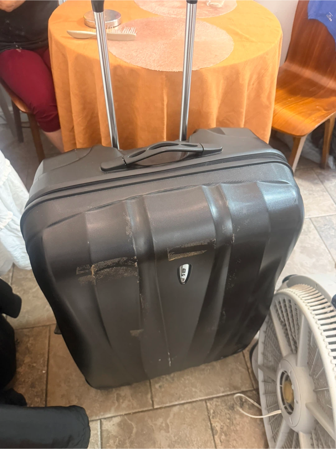 Black Hardshell Rolling Luggage