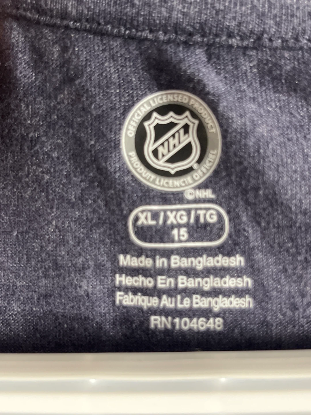 NEW Edmonton Oilers Women's Shirt (XL) - Shiny Silver Foil Logo! - photo 3