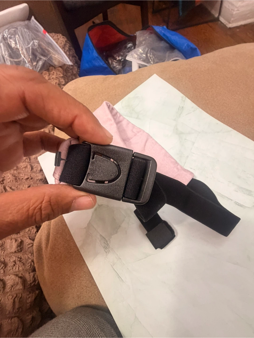 Nike Pink Running Waist Belt - photo 4