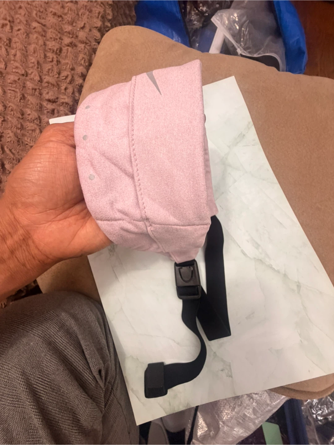 Nike Pink Running Waist Belt - photo 5