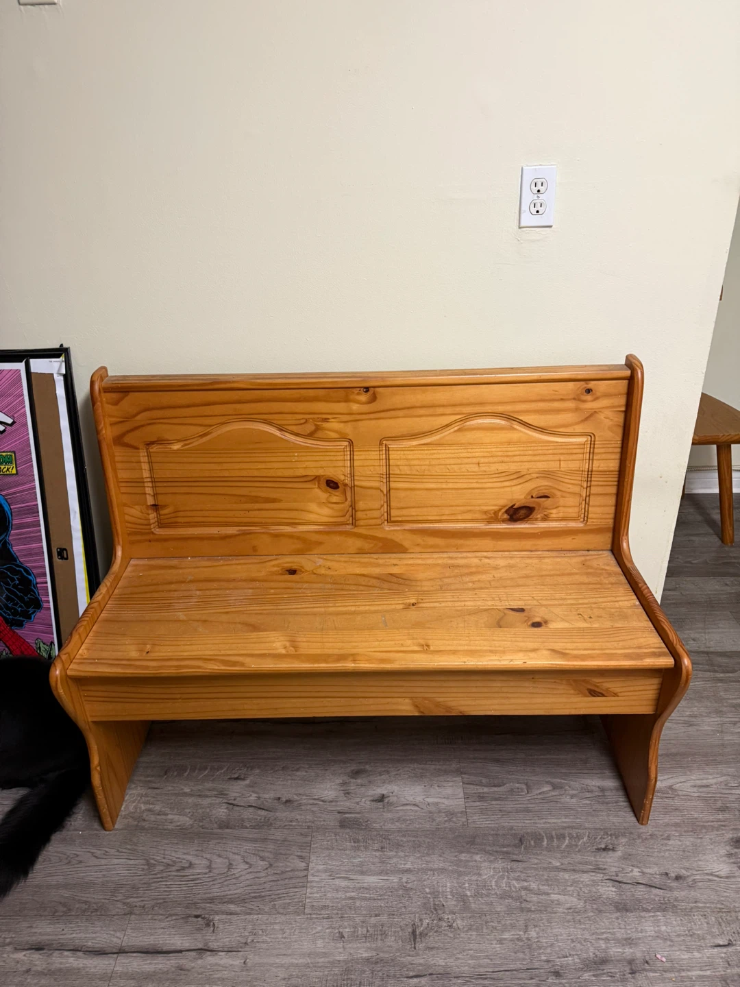 Solid Wood Entryway Bench