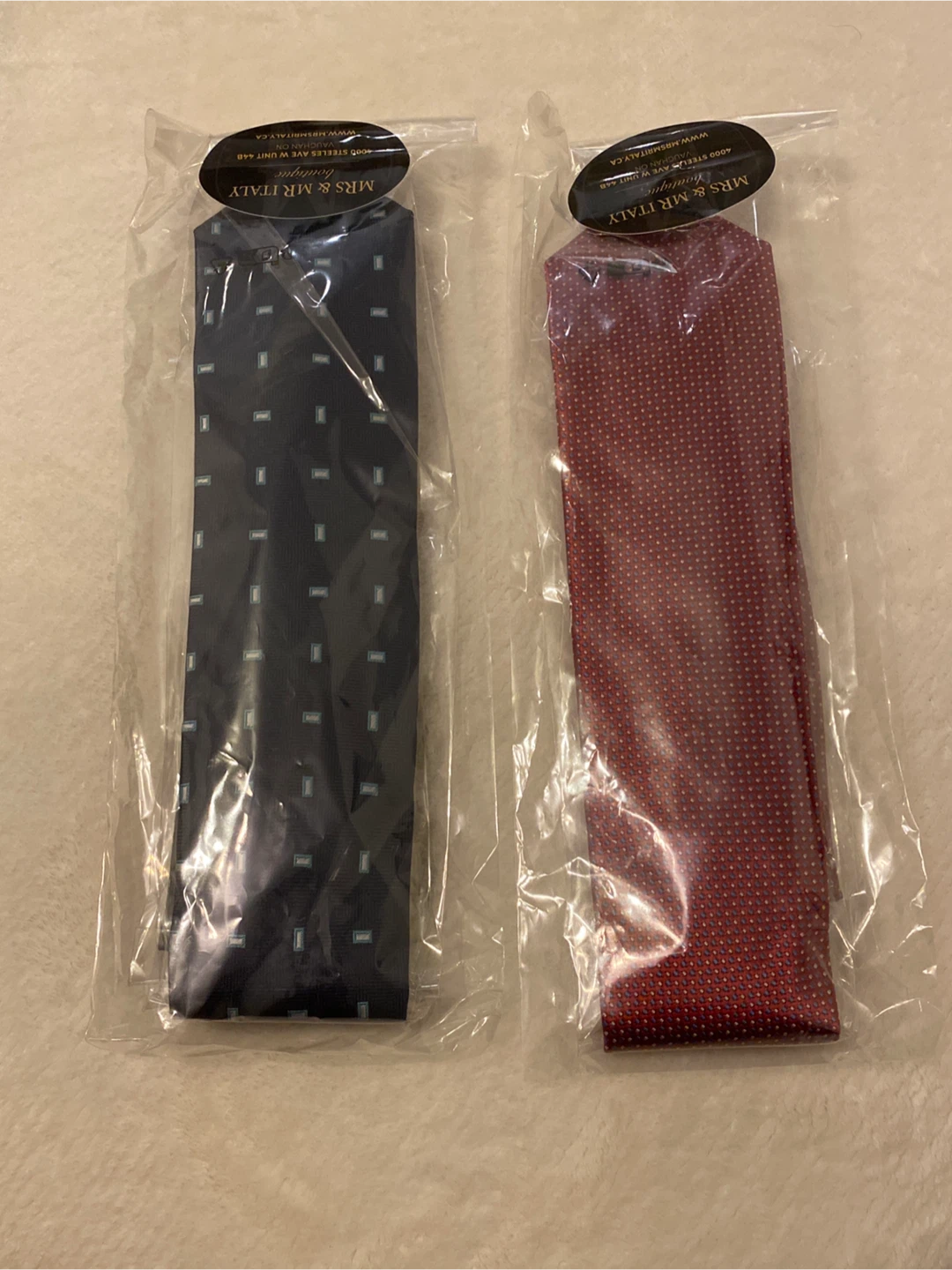 Two Mrs & Mr Italy Ties