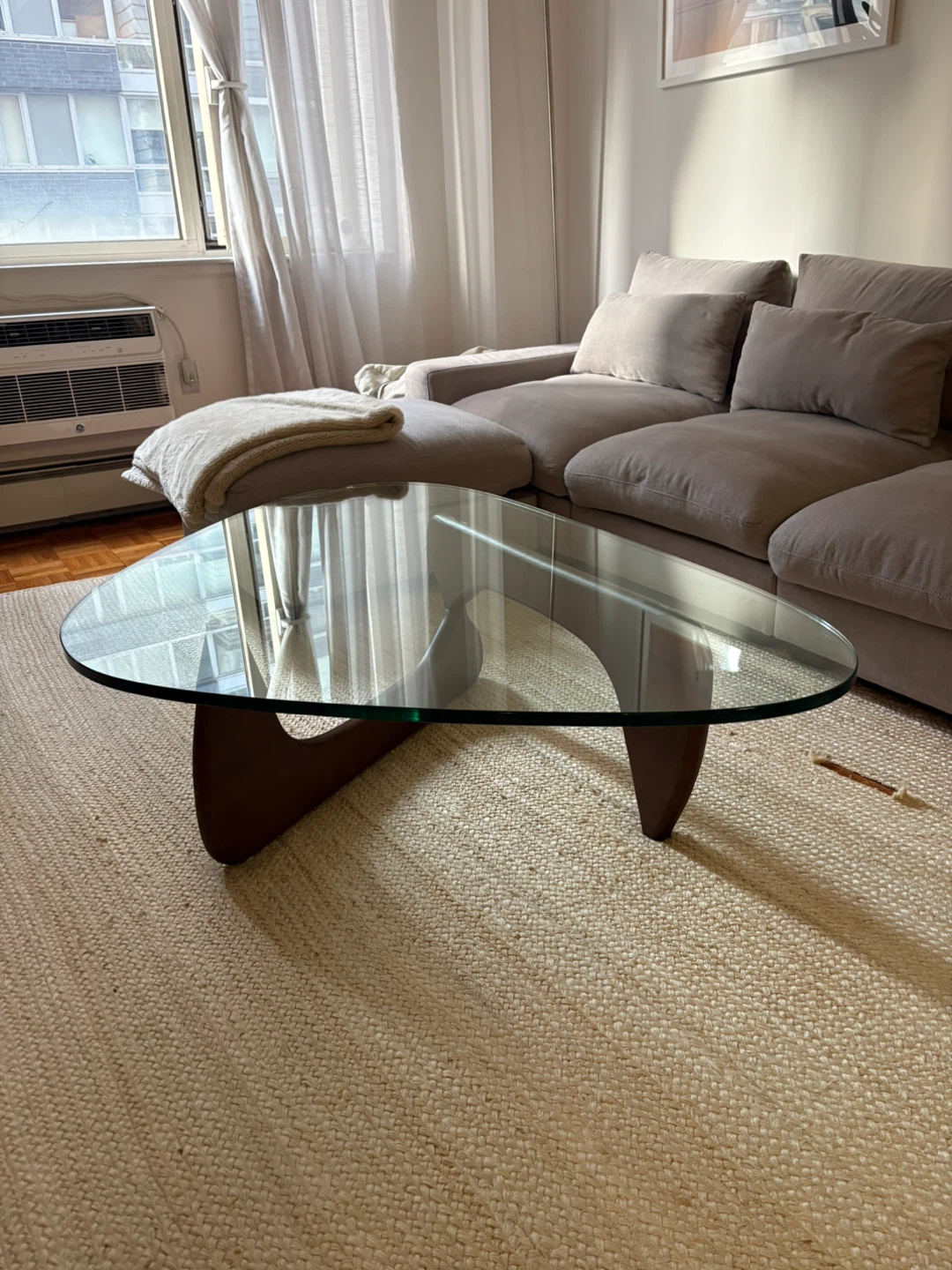 Triangle Glass Coffee Table - photo 2