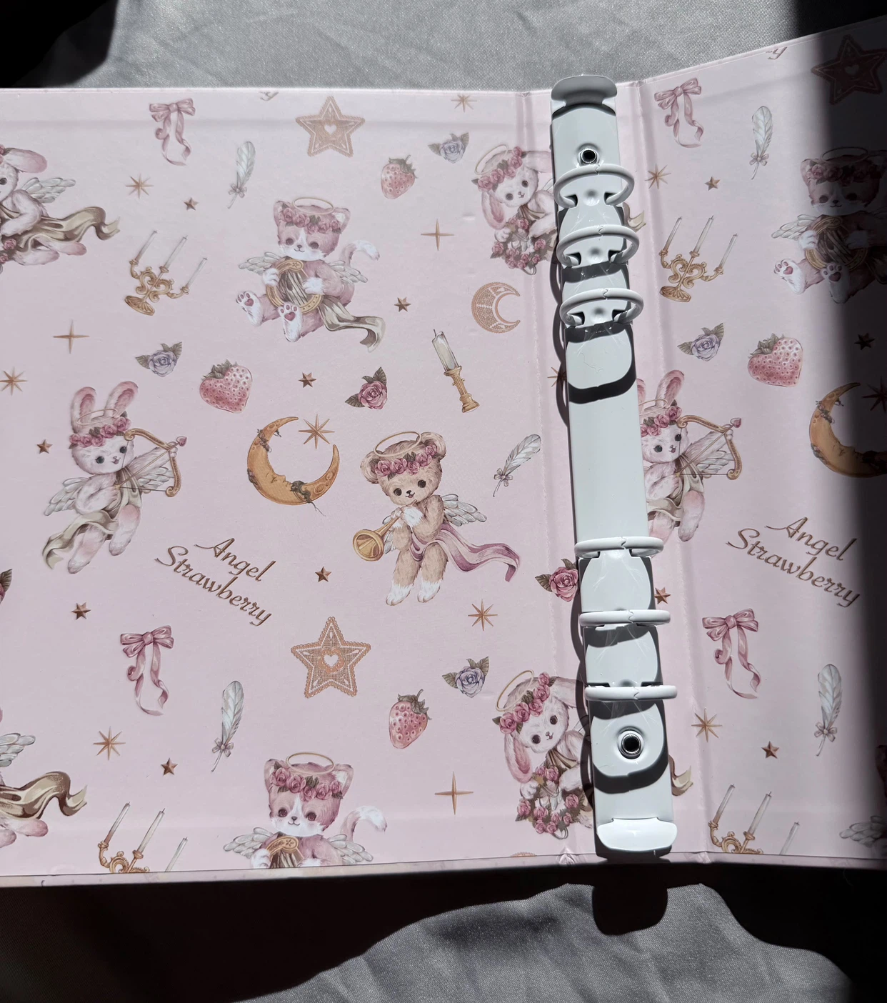 A5 Binder with 80 Cute Decorative Papers set - photo 2