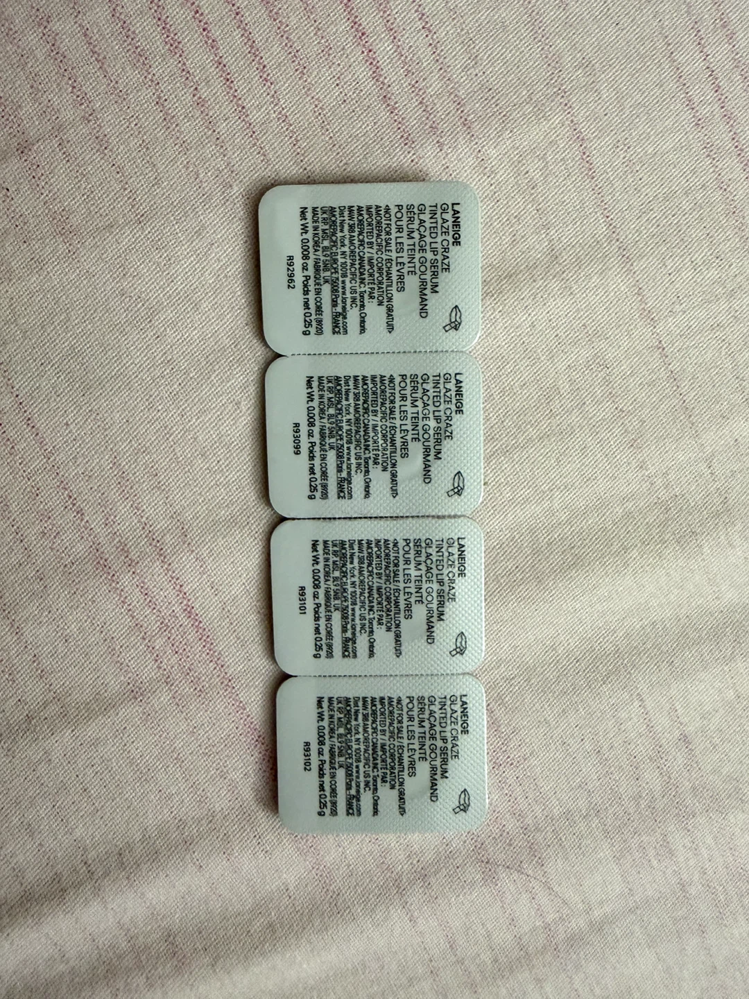 Laneige Glaze Craze Lip Serum Samples - photo 2
