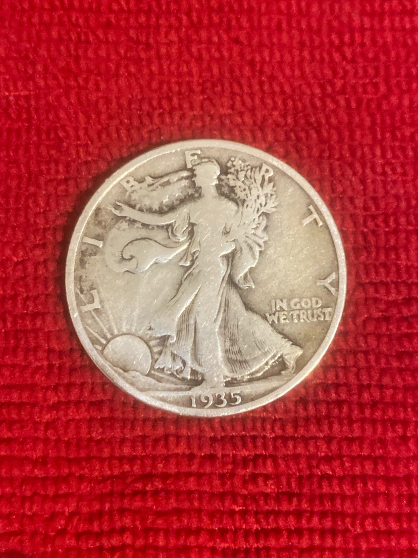1935 Walking Liberty Half Dollar - photo 2