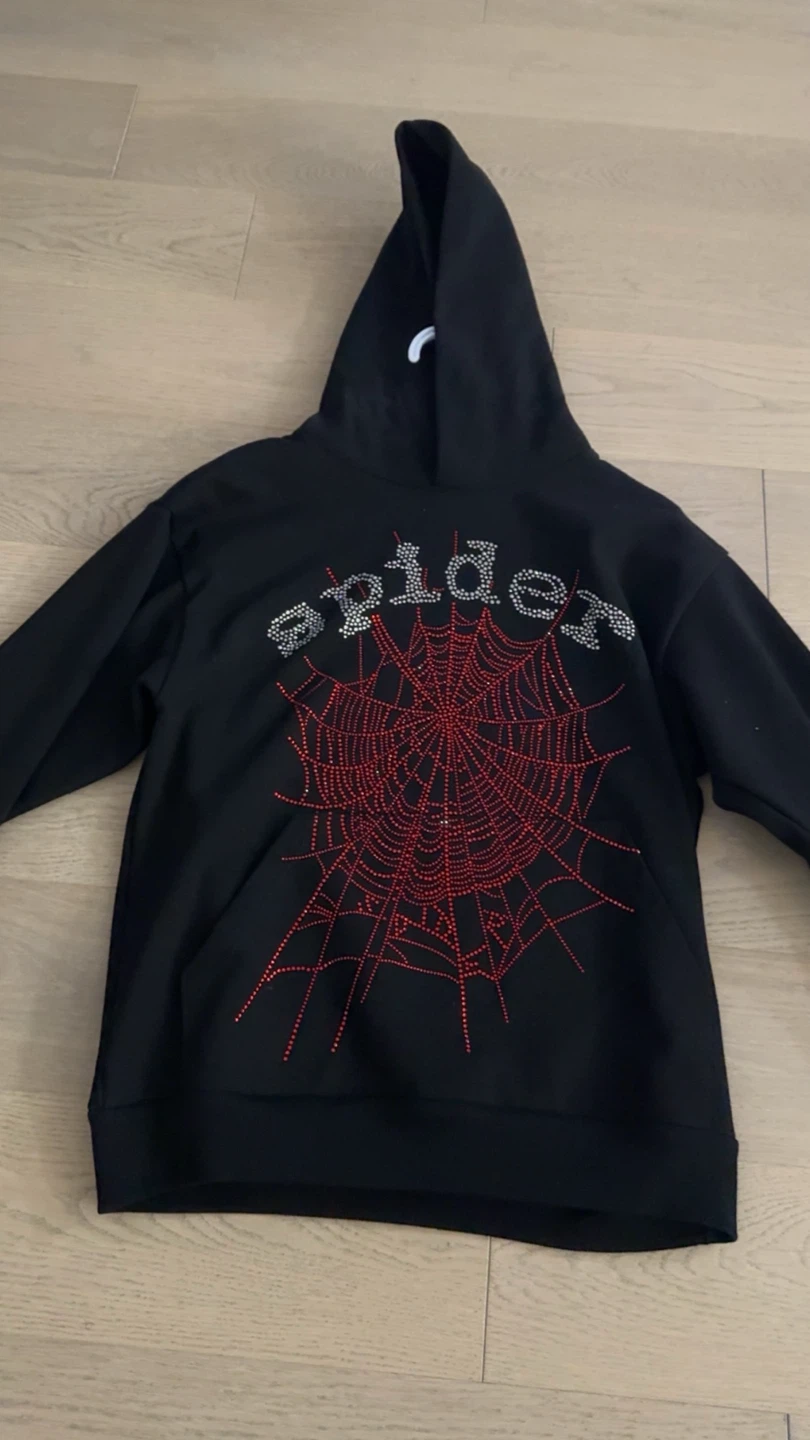 spider hoodie size m