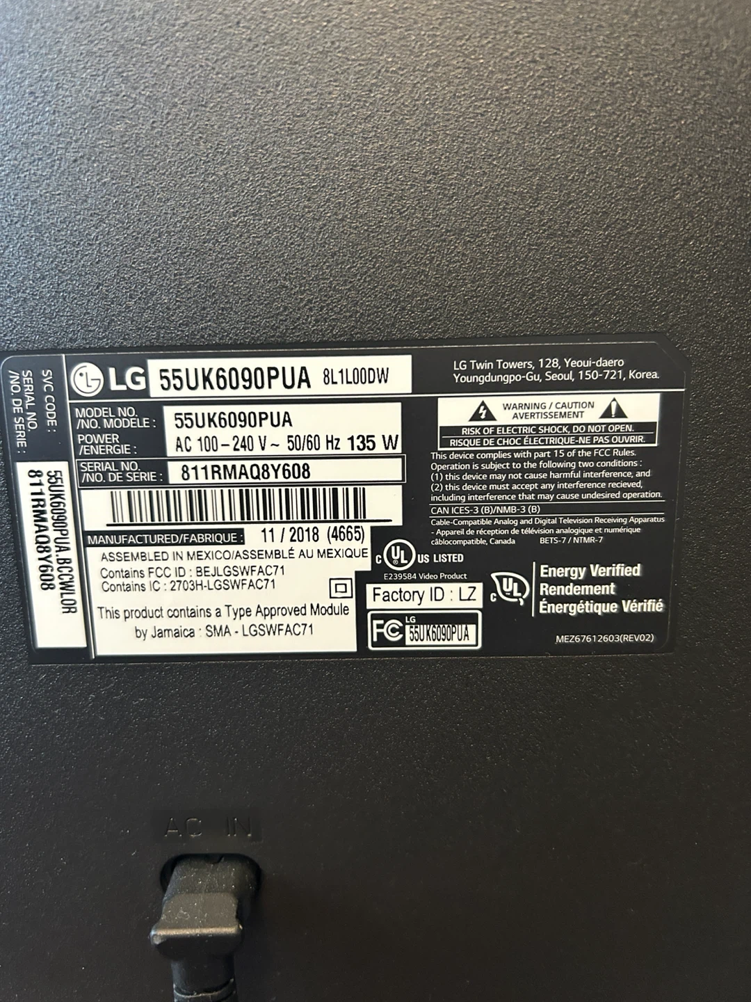LG 55’ Smart TV - photo 2
