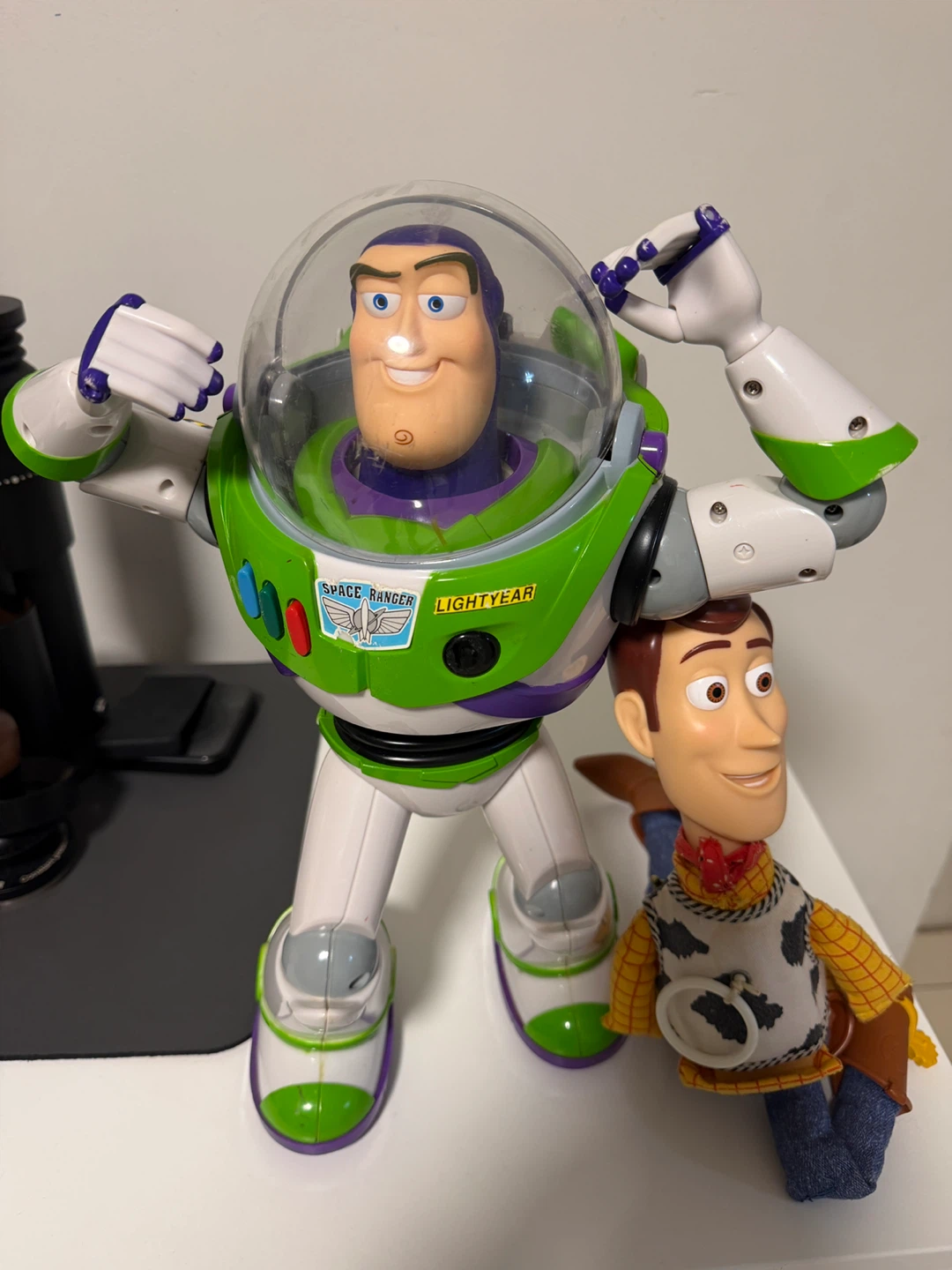 Disney Toy Story Buzz Lightyear and Woody Figures