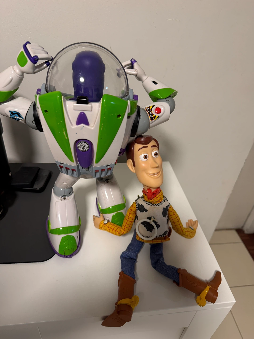 Disney Toy Story Buzz Lightyear and Woody Figures - photo 2