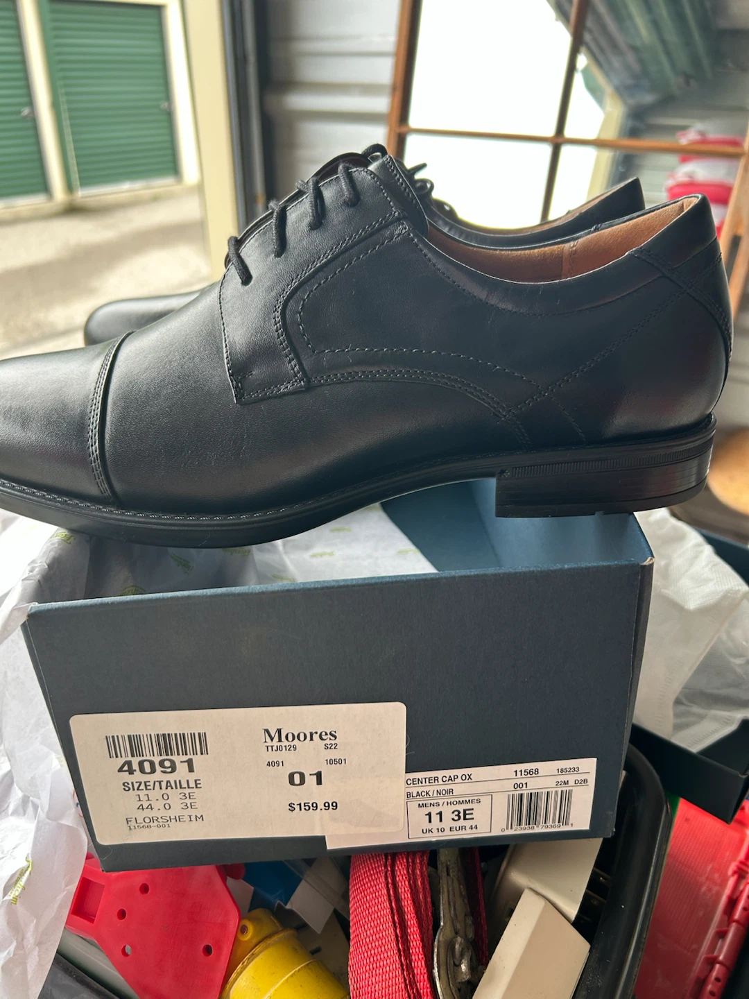 Florsheim Comfortech Cap Toe Oxford Shoes Size 11 3E - photo 2