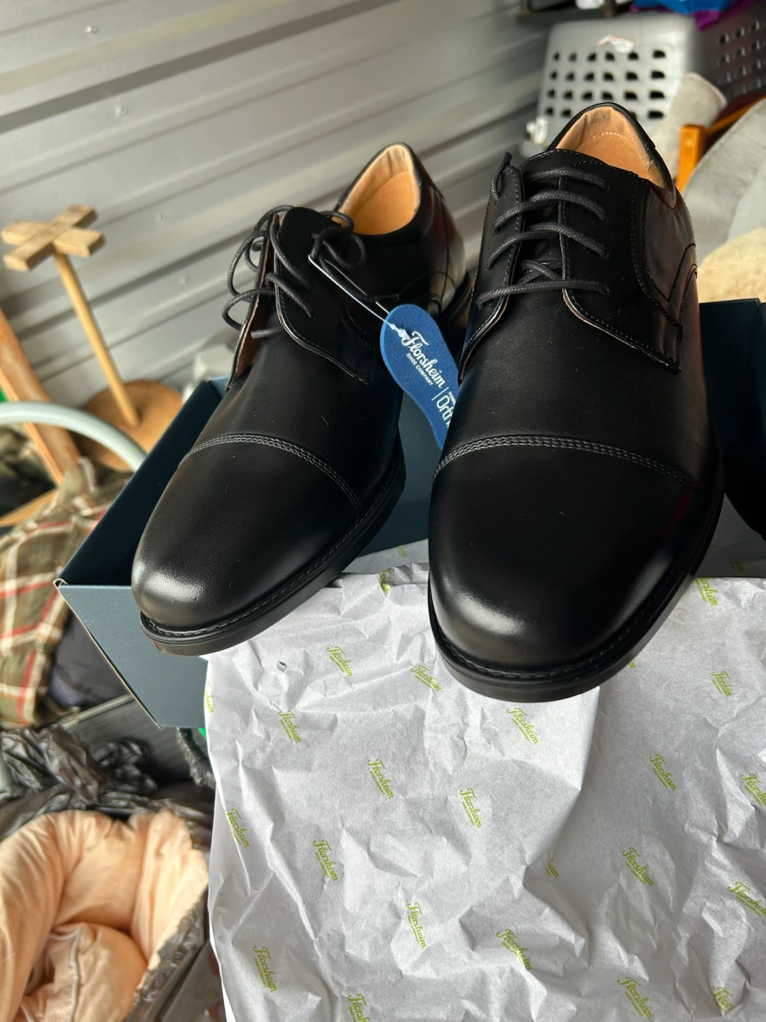 Florsheim Comfortech Cap Toe Oxford Shoes Size 11 3E - photo 3