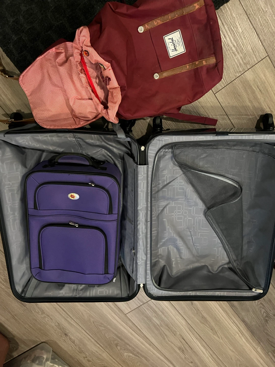 Suitcases with backpack.  Excellent condition - photo 3