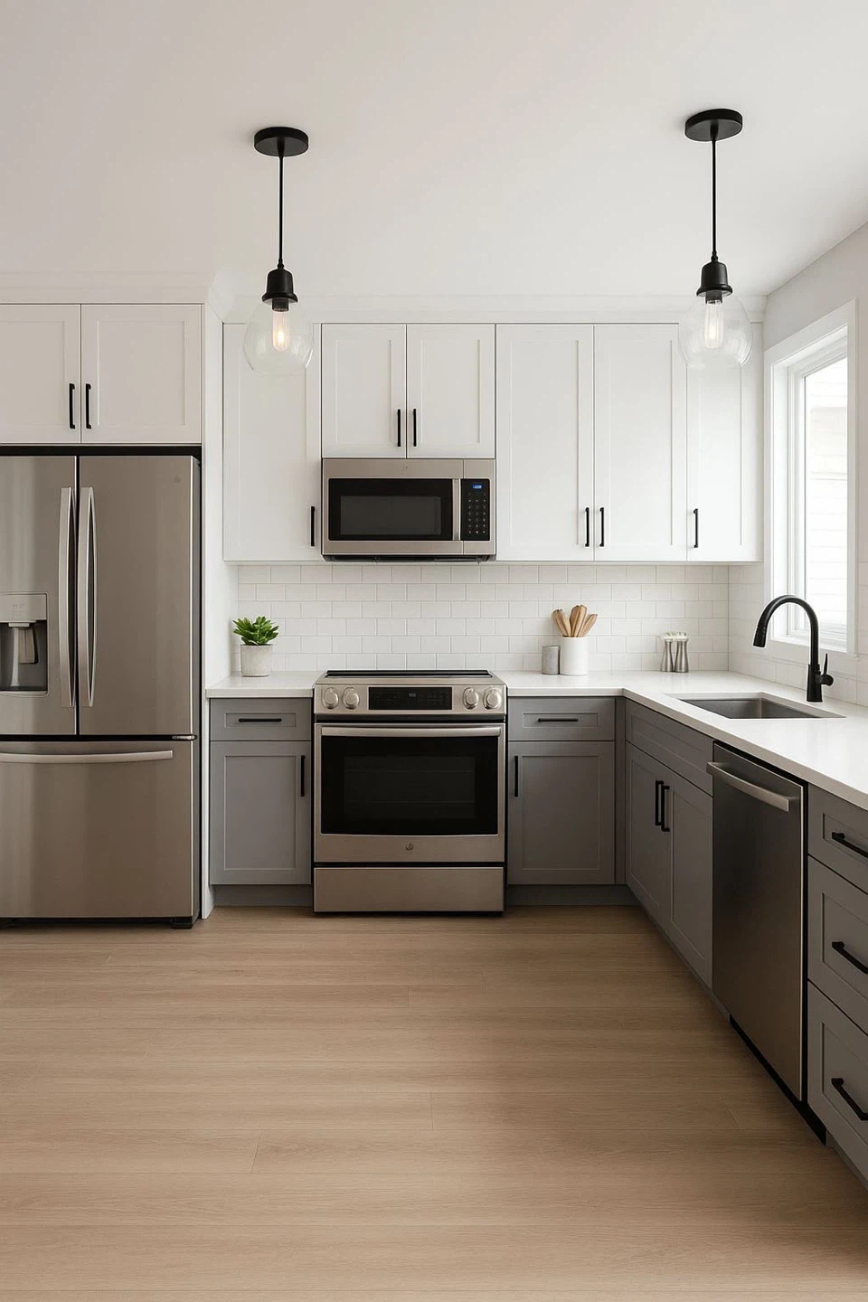 Kitchen cabinets painting - photo 4