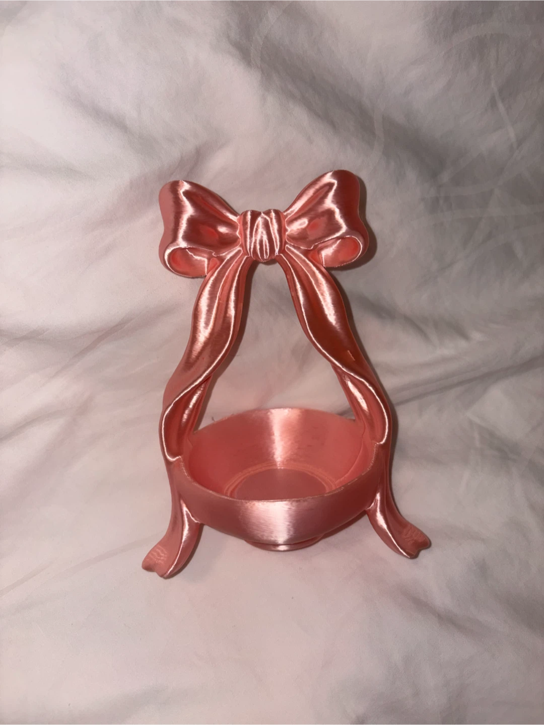 New Pink Bow Jewellery Dish