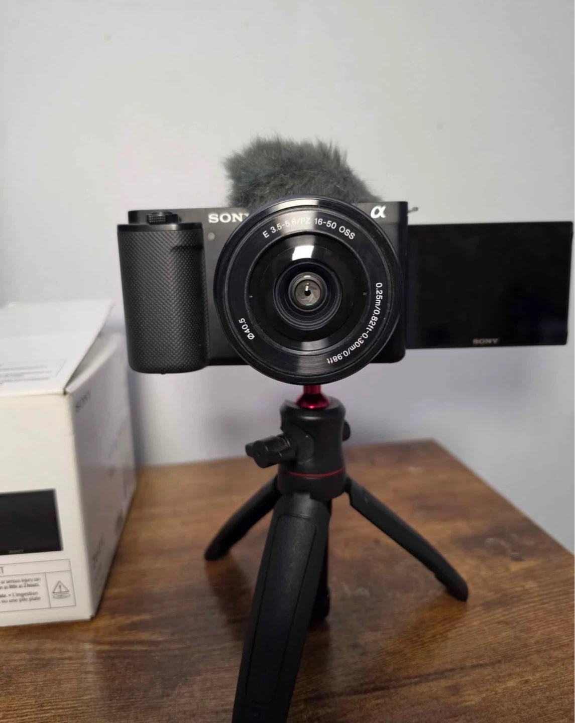 Sony ZV-E10 Mirrorless Camera with Lens and Accessories