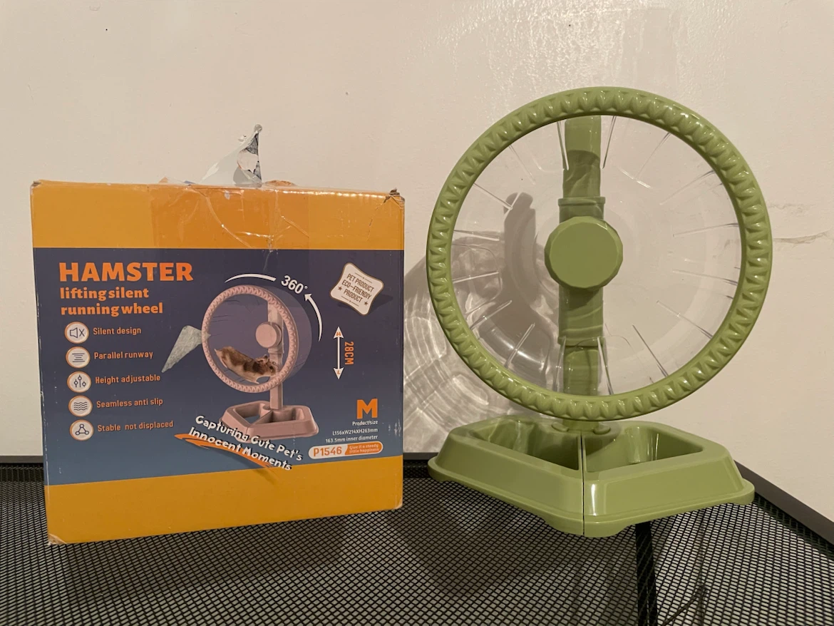 Brand New Adjustable Height Hamster Wheel