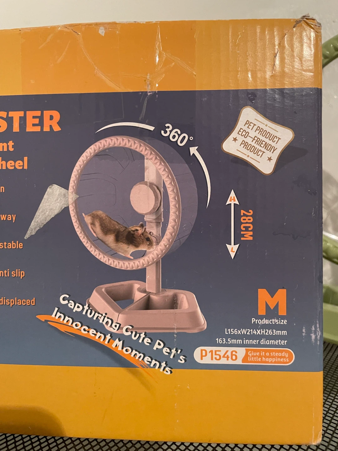 Brand New Adjustable Height Hamster Wheel - photo 2