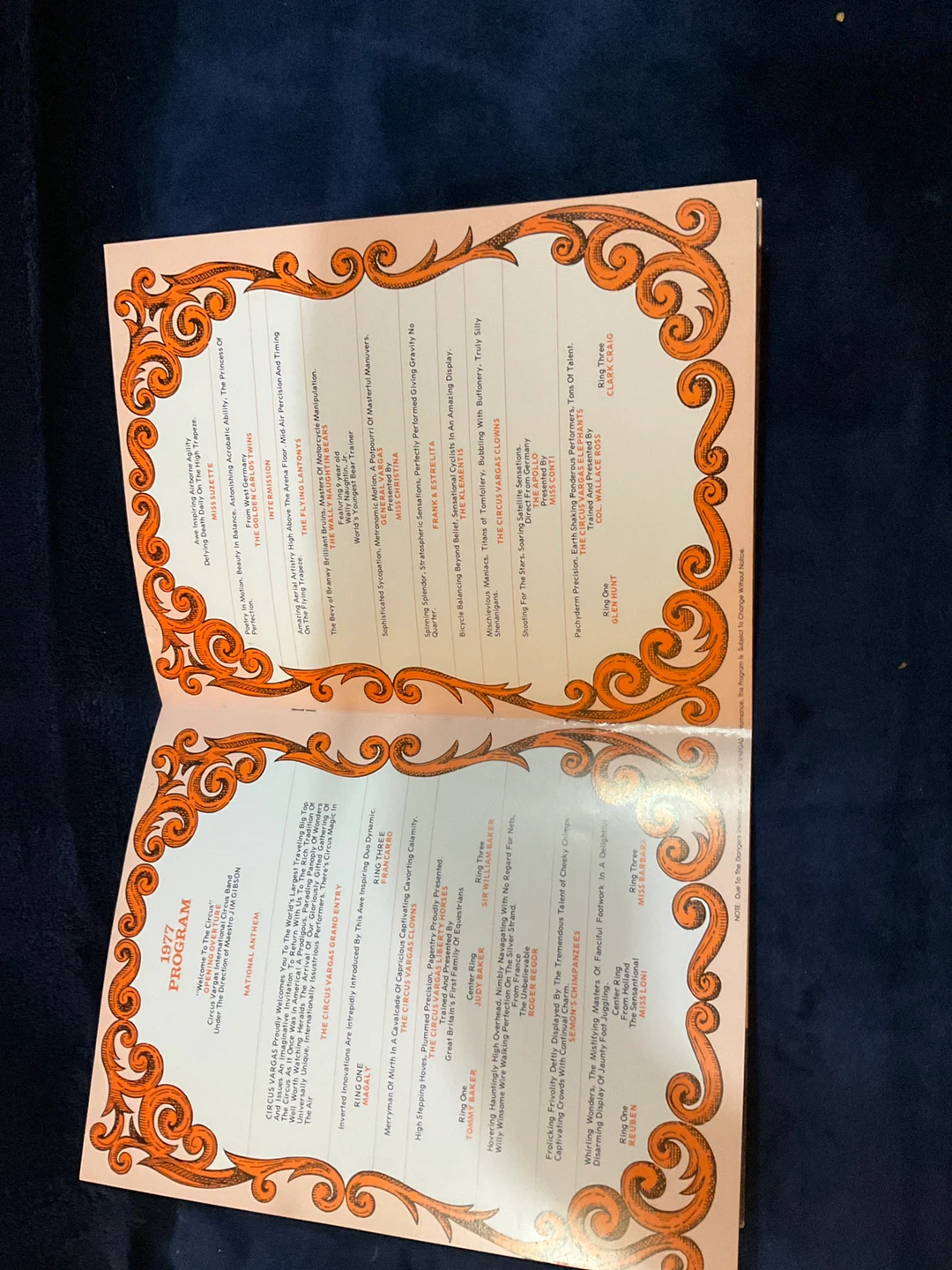 Vintage 1977 Circus Vargas Program and Magazine - photo 5