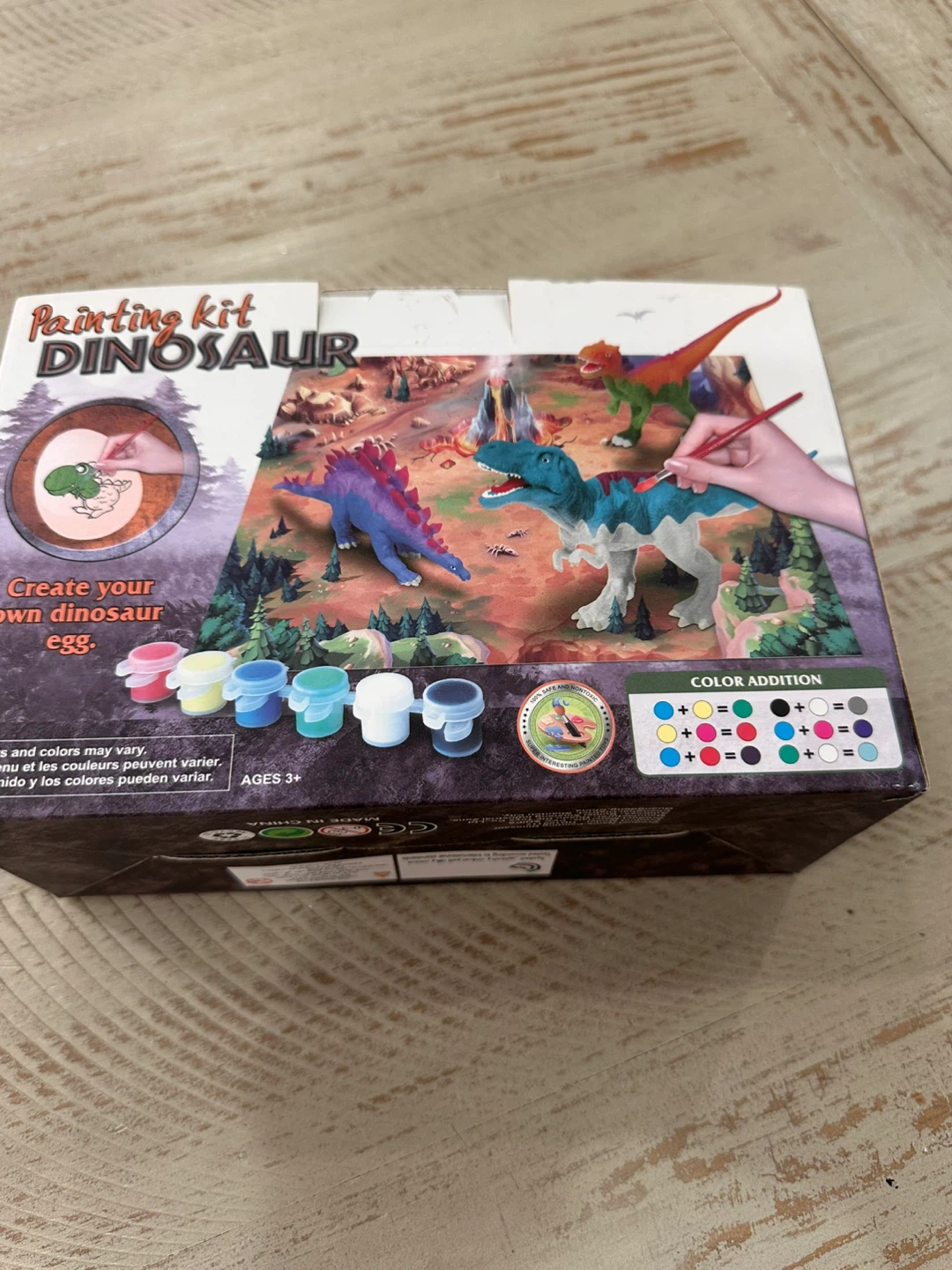 Dinosaur 3D Painting Kit 33 pieces