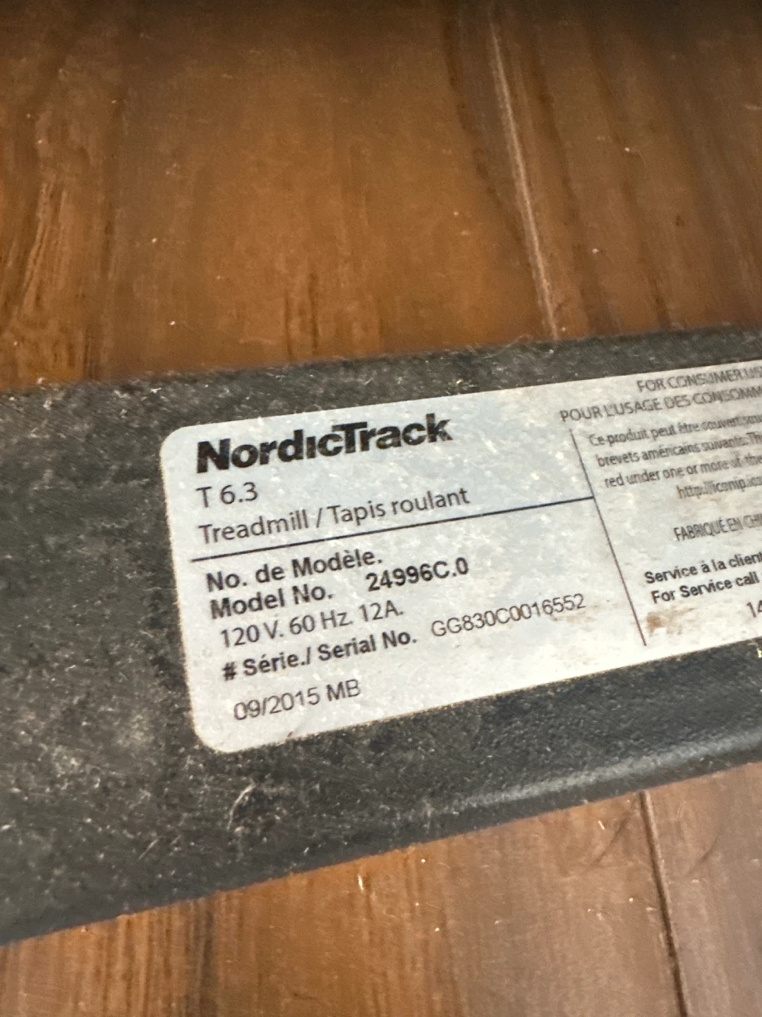 NordicTrack T 6.3 Treadmill - photo 3