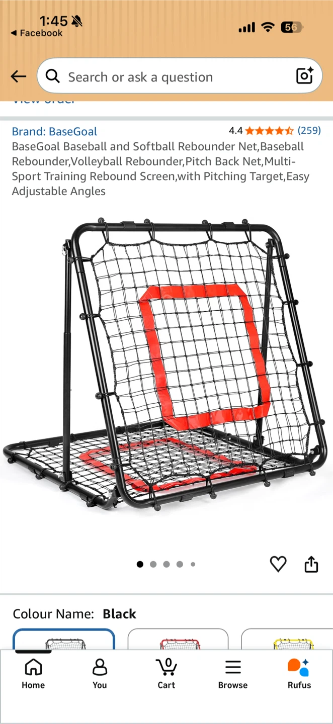 BaseGoal Multi-Sport Rebounder Training Net - photo 3