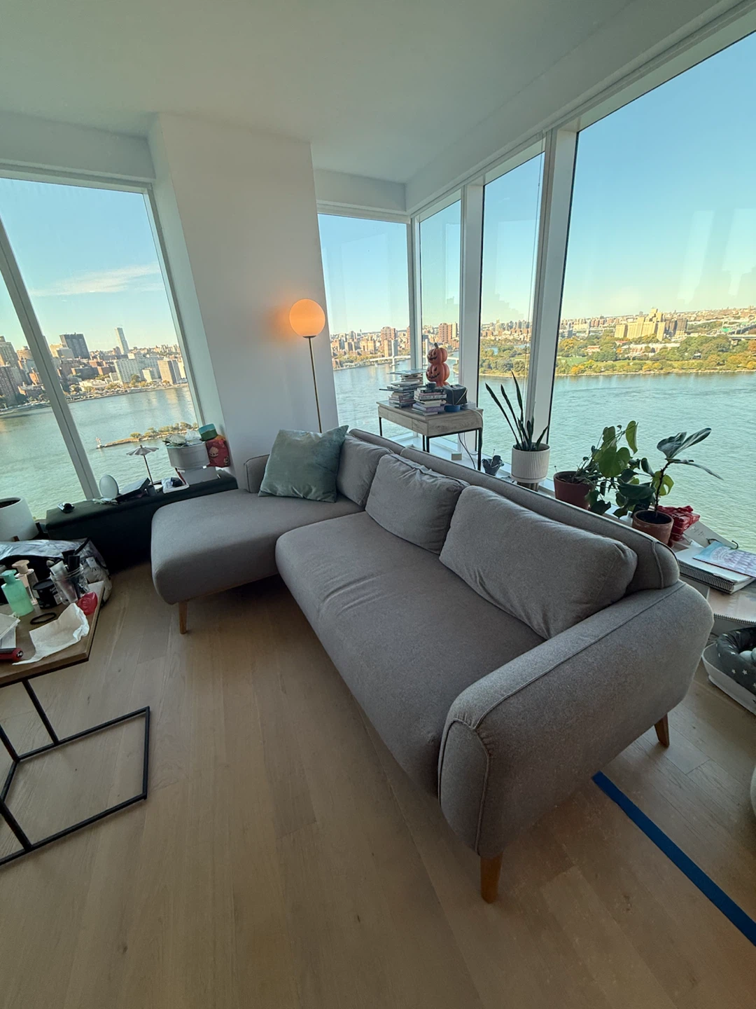 Gray L-Shaped Sectional Sofa with Chaise - photo 4