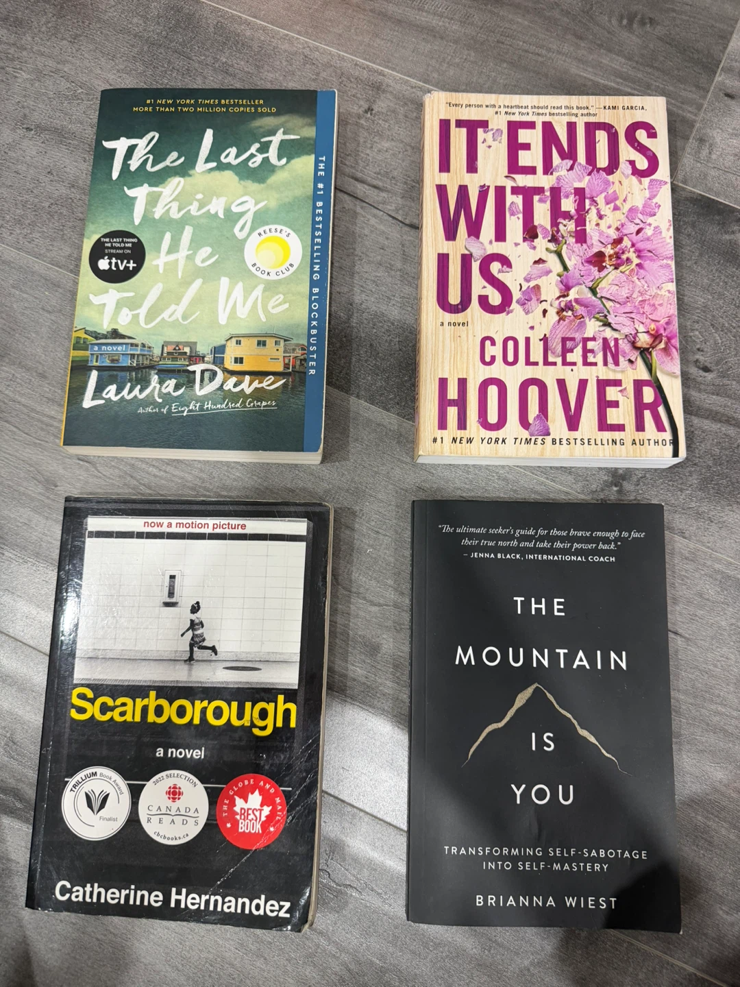 Set of 4 Fiction and Non-Fiction Books