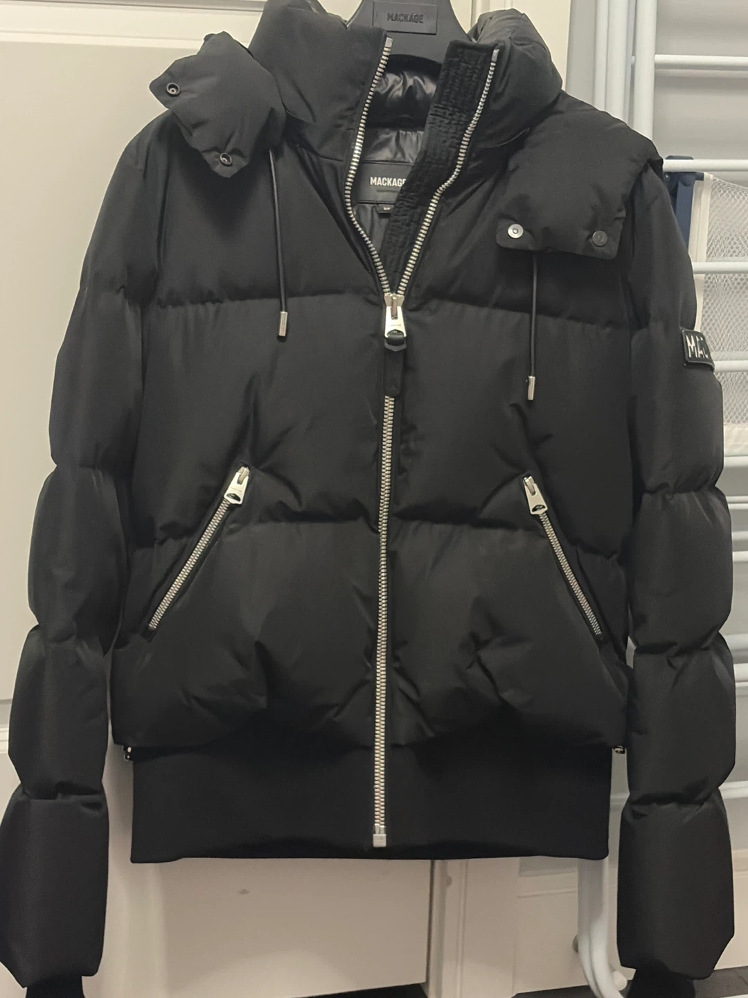 Mackage Black Down Puffer Jacket