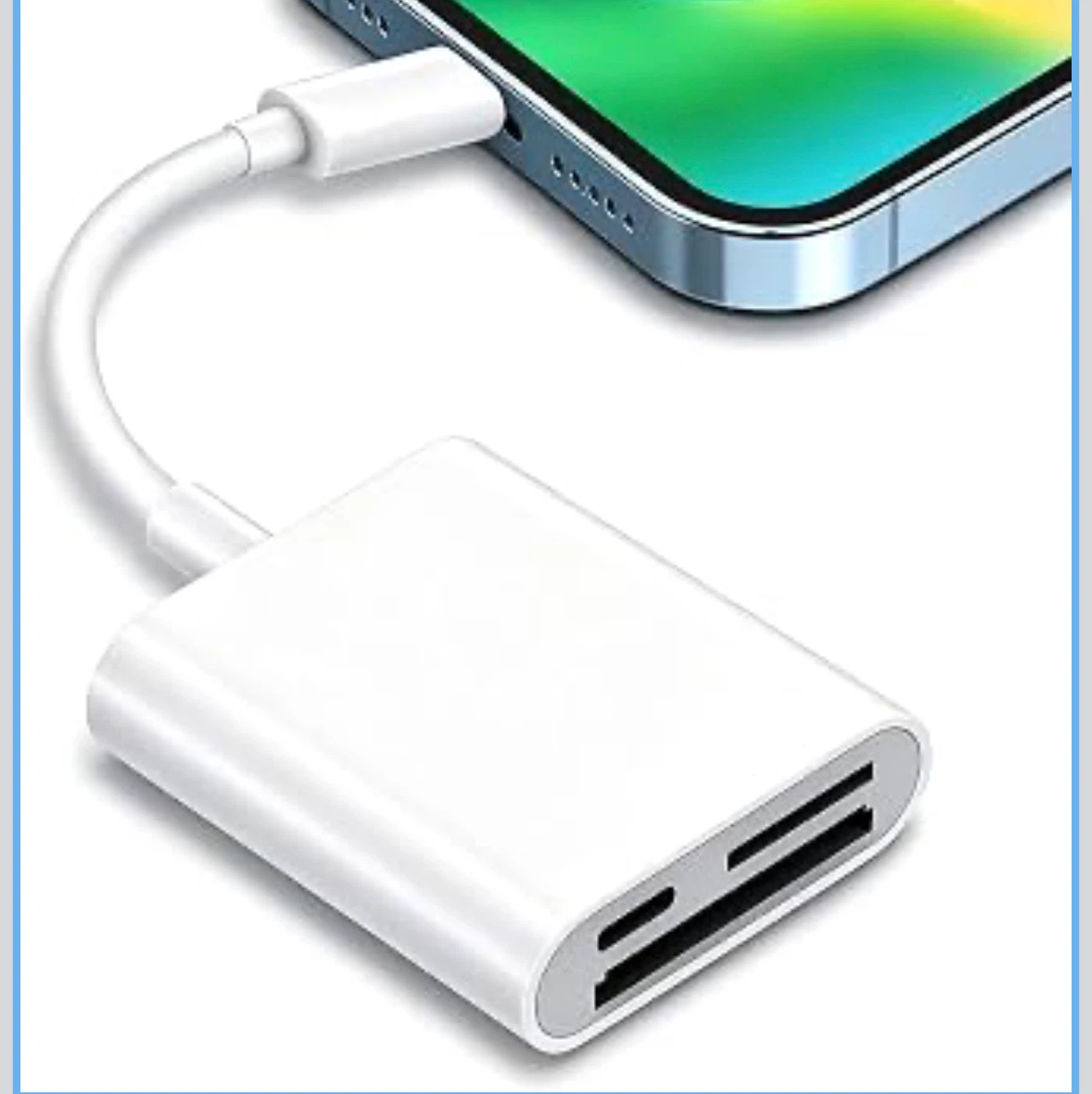 USB-C to SD/TF Card Reader Adapter