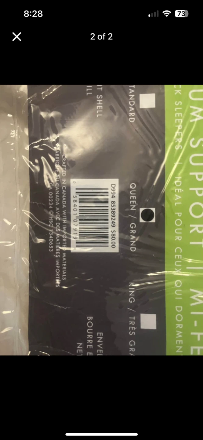 GlucksteinHome Synthetic Down-Like Gel Fibre Pillow - photo 2