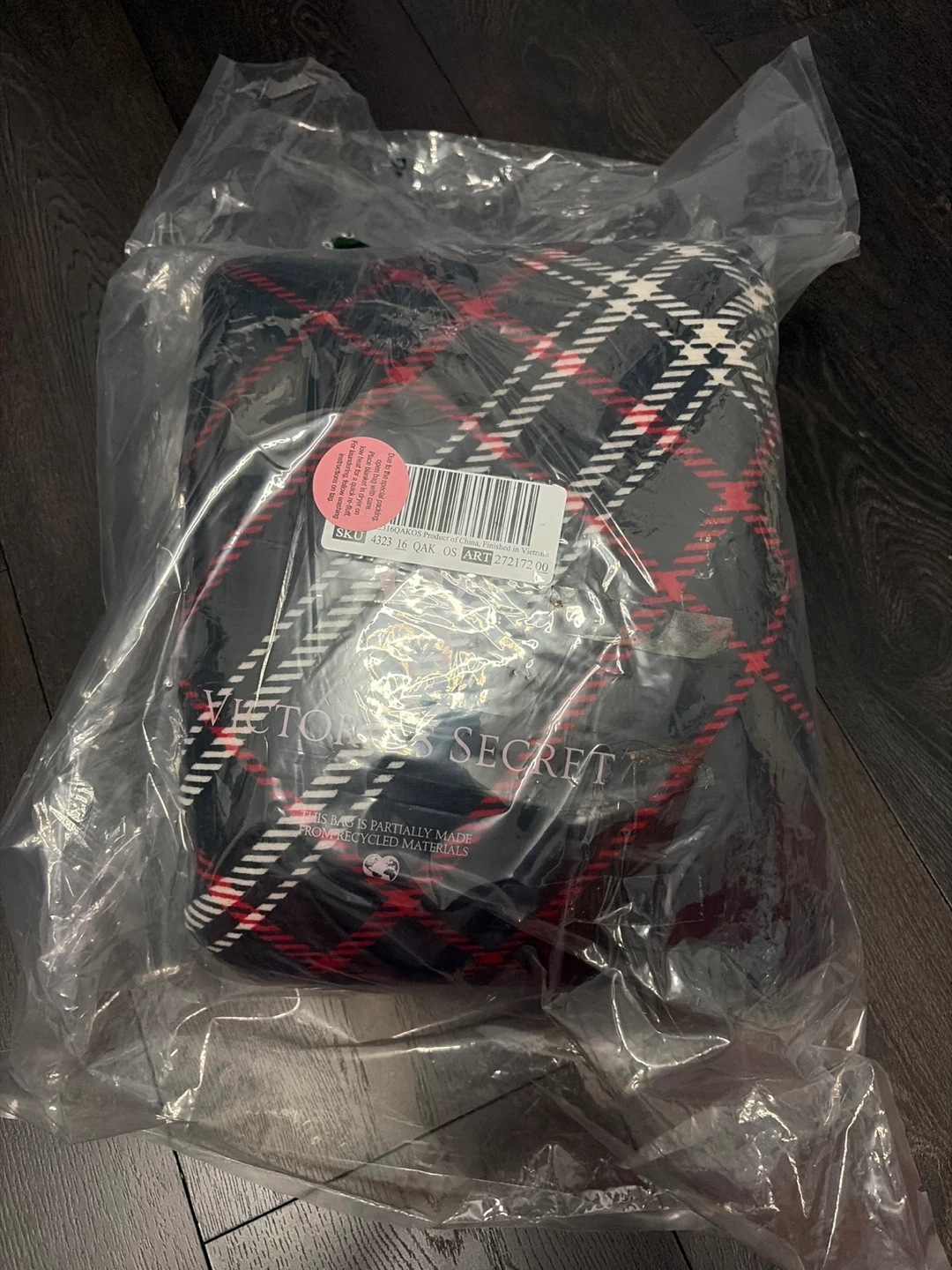 Victoria's Secret Plaid Blanket