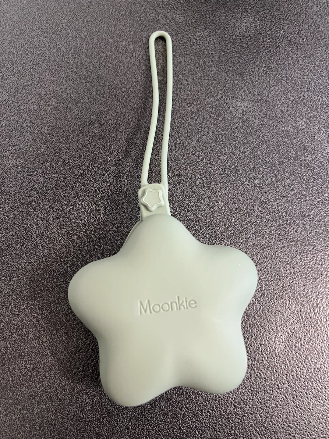 Moonkie Silicone Pacifier Holder – Olive Green – Brand New