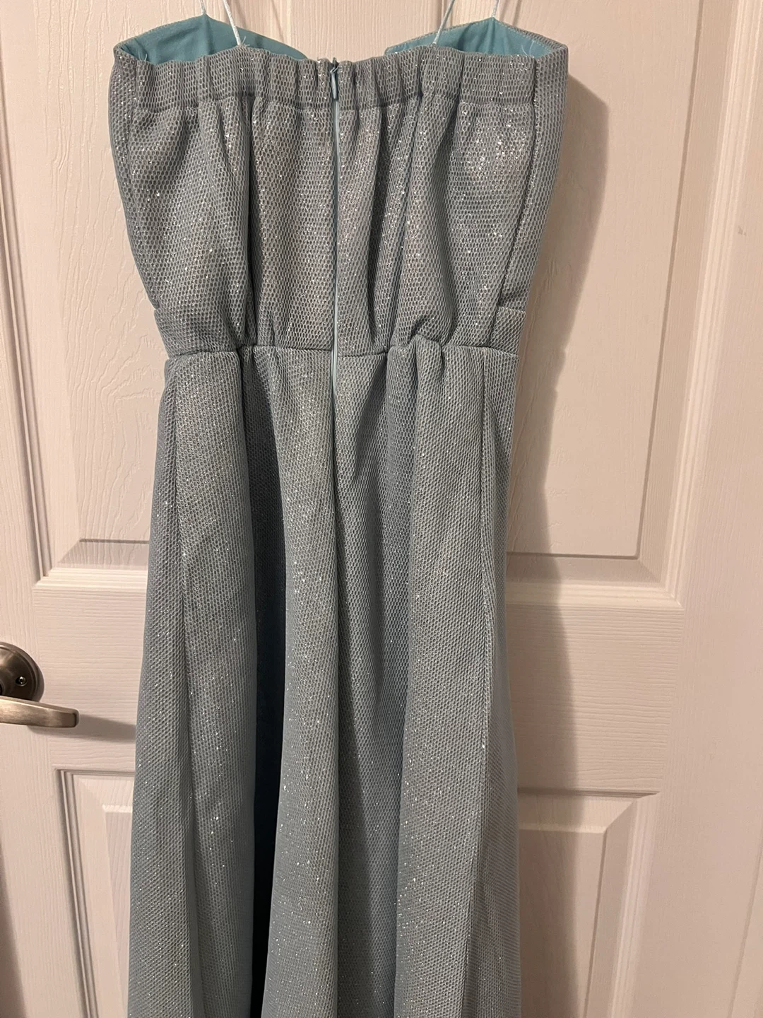 Sparkly Light Blue Evening Gown/ Prom Dress/ Grad Dress - photo 4