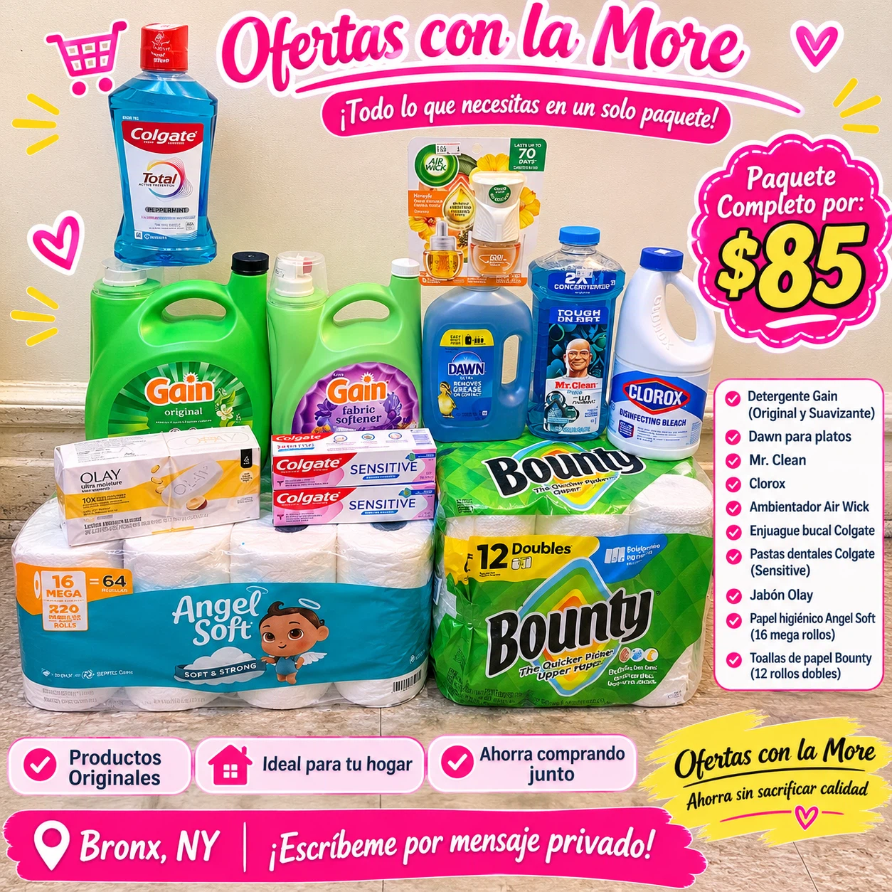 Household Cleaning and Personal Care Bundle